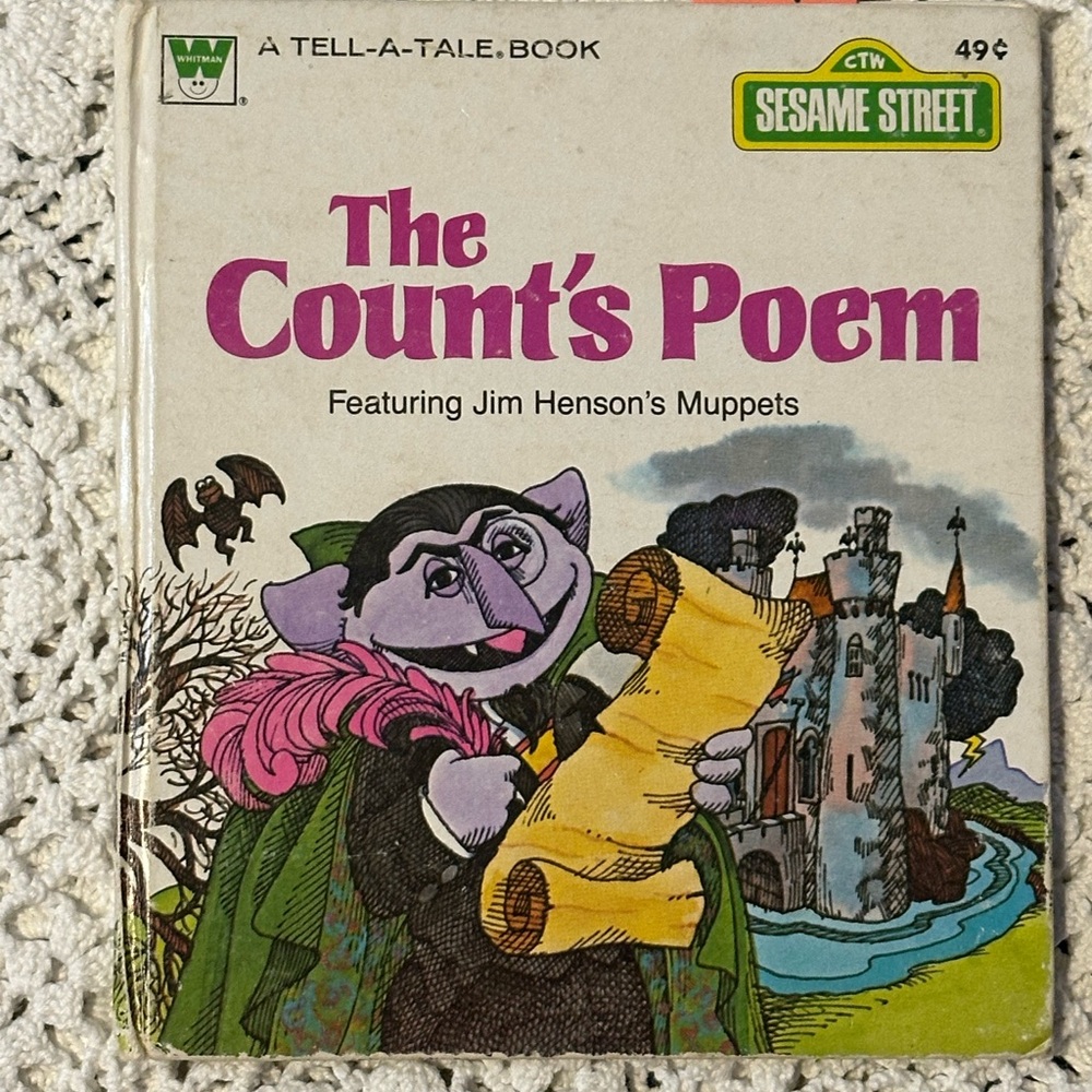 Sesame Street The Count's Castle Adventure Book - Purple, Green, Yellow
